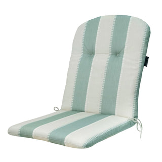 BANDA Niedriglehner-Auflage mit halbrundem Rückenkissen - ca. 96x45cm - Kaki