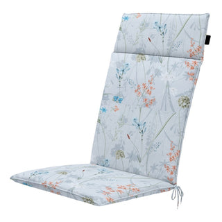 ECO+ Wasserabweisende Universal-Hochlehnerauflage - ca. 120x50cm - Donna Azure Canvas