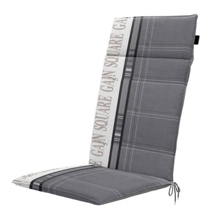MADISON GARDEN High-Back Cushion - approx. 120x50cm - Grey