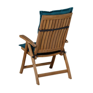 PANAMA Low-Back Cushion - approx. 105x50cm - Sea blue