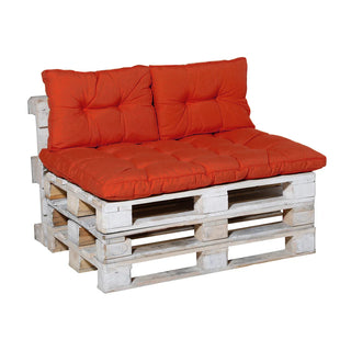 PANAMA Florance Palettenkissen Set mit Florance Rückenkissen - Terra