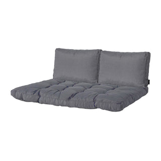 PANAMA Florance Palettenkissen Set mit Rückenkissen - Grey