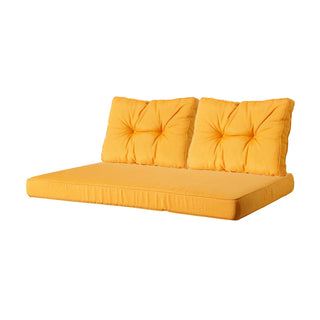 PANAMA Palettenkissen Set mit Florance Rückenkissen - Golden Glow