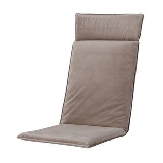 PANAMA Velvet Wasserabweisende Universal-Hochlehnerauflage - ca. 120x50cm - Taupe
