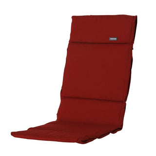 RIB De luxe Hochlehnerauflage - ca. 125x50cm - Red