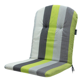 VICTORIA Niedriglehner-Auflage mit halbrundem Rückenkissen - ca. 96x45cm - Green