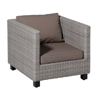 MANCHESTER wasserabweisende Lounge Sitzkissen - ca. 73x73cm - Taupe