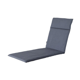 MANCHESTER wasserabweisende Gartenliege Auflage ca. 190x60cm - Denim Grey