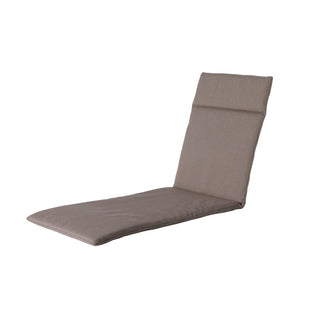 MANCHESTER wasserabweisende Gartenliege Auflage ca. 190x60cm - Taupe