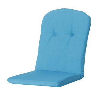 PANAMA Niedriglehner-Auflage mit halbrundem Rückenkissen - ca. 96x45cm - Aqua