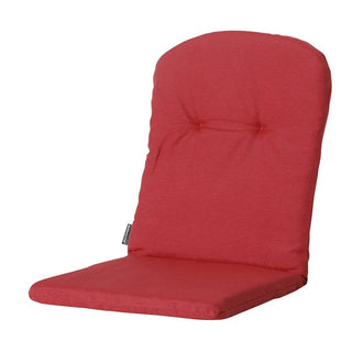 PANAMA Niedriglehner-Auflage mit halbrundem Rückenkissen - ca. 96x45cm - Brick red