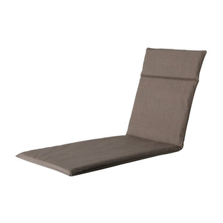 OXFORD Water-Repellent Garden Lounger Cushion approx. 190x60cm - Taupe
