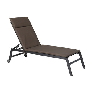 OXFORD Water-Repellent Garden Lounger Cushion approx. 190x60cm - Taupe
