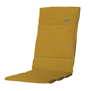 PANAMA De luxe Hochlehnerauflage - ca. 125x50cm -  Mustard