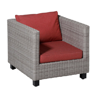 MANCHESTER wasserabweisende Lounge Kissen-Set - Red