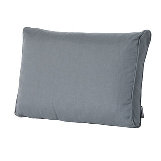 Back cushion lounge ca.40x73cm Rib grey